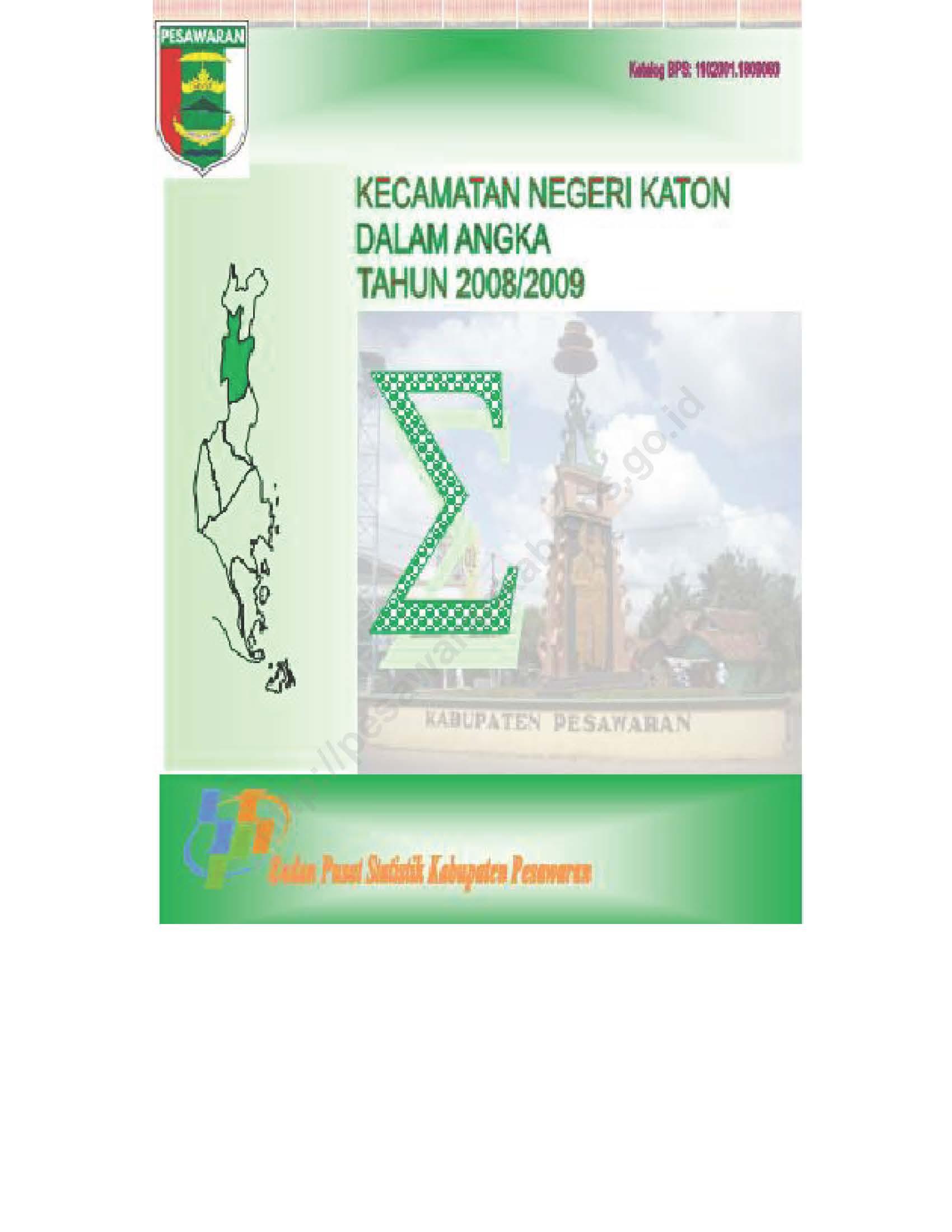 StatisticaL Negeri Katon dalam angka 2009