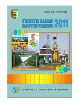 Statistik Daerah Kabupaten Pesawaran 2011