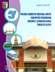 Gross Regional Domestic Product of Pesawaran Regency by Industrial Origin 2010-2014