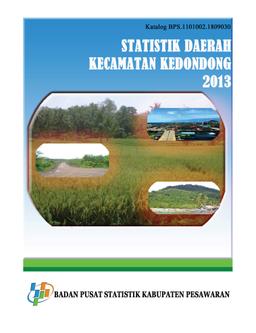 Kecamatan Kedondong Dalam Angka 2013