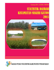 Statistik Daerah Kecamatan Negeri Katon 2015