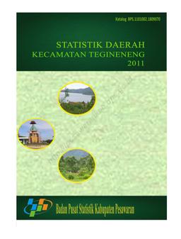 Statistik Daerah Kecamatan Tegineneng 2011