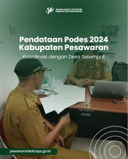 Koordinasi dengan Desa Terkait Pendataan Podes 2024