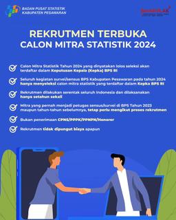 REKRUTMEN CALON MITRA STATISTIK BPS KABUPATEN PESAWARAN TAHUN 2024