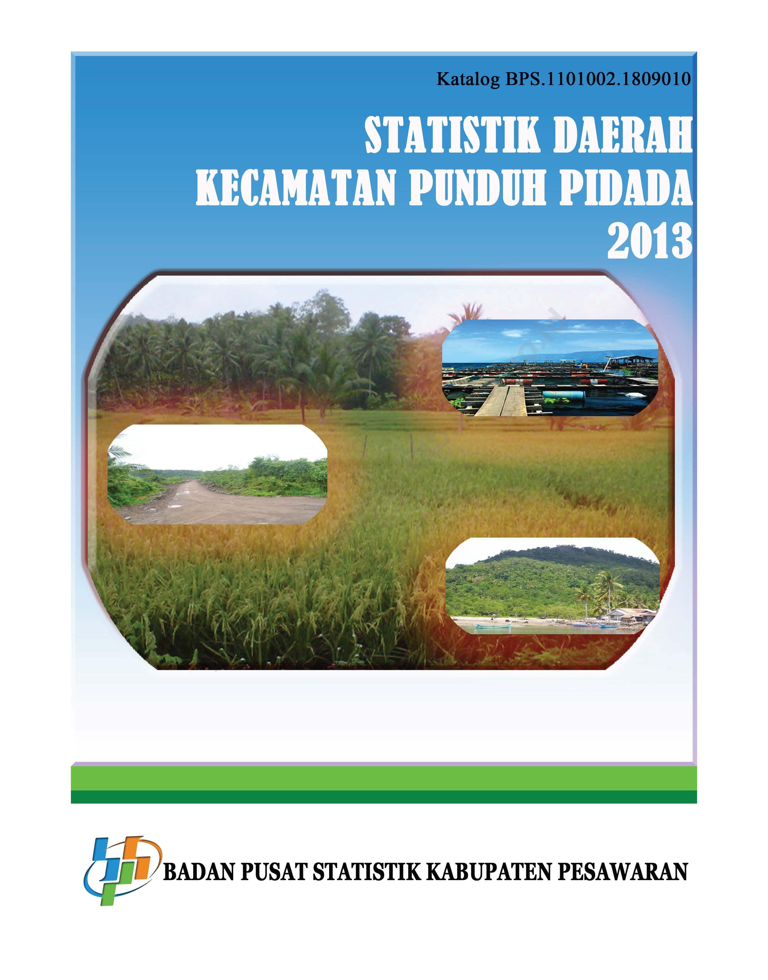 Statistik Daerah Kecamatan Punduh Pidada 2013