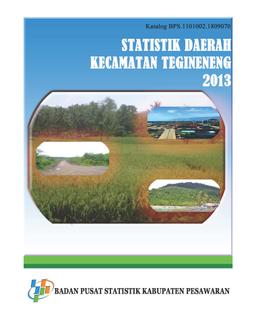 Statistik Daerah Kecamatan Tegineneng 2013