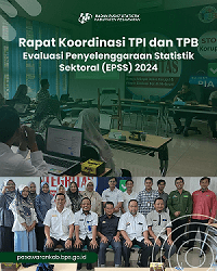 Rapat Kordinasi TPI & TPB Evaluasi Penyelenggaraan Statistik Sektoral (EPSS) Tahun 2024