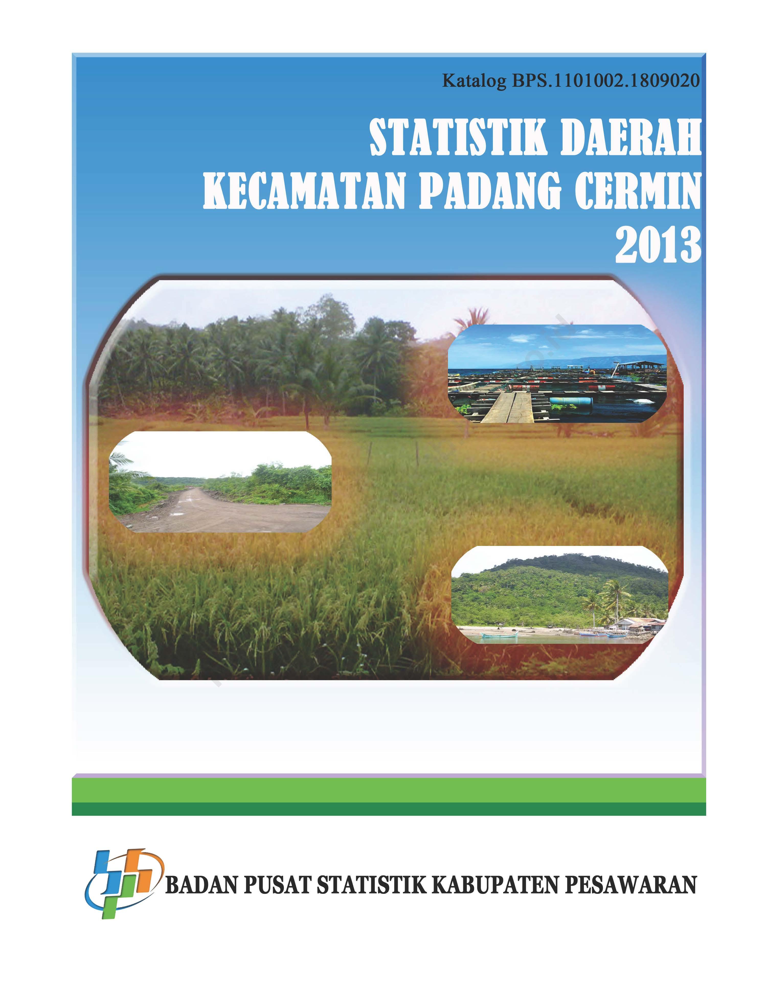 Statistik Daerah Kecamatan Padang Cermin 2013