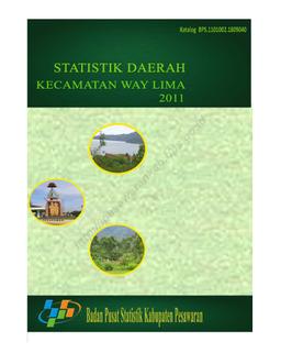 Statistik Daerah Kecamatan Way Lima 2011